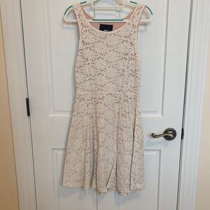 Maeve Cream Lace Detail Top